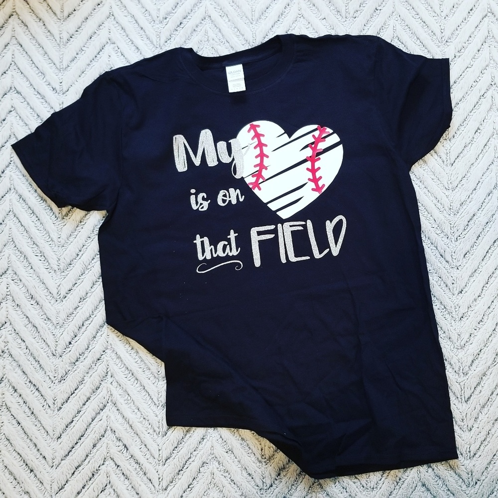 My Heart Is On That Fied Tee